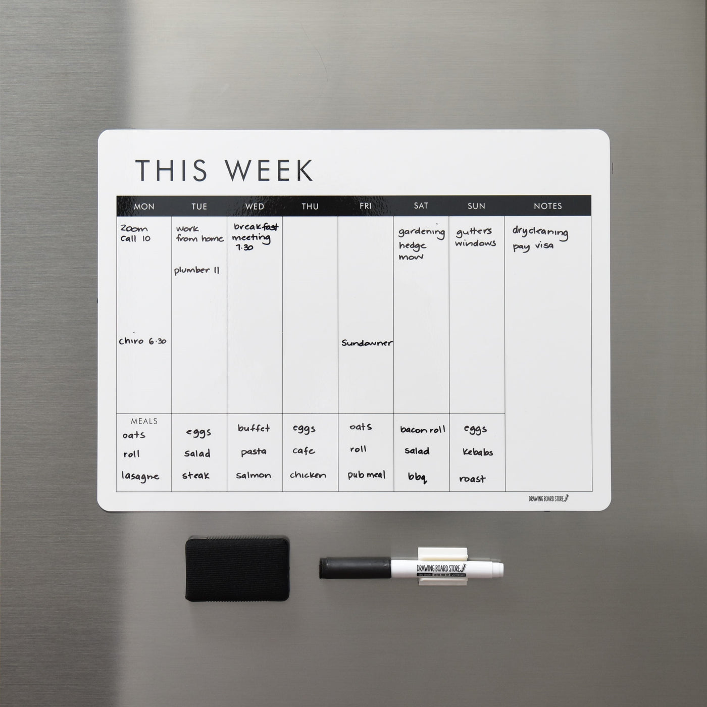 WEEKLY PLANNER Classic White