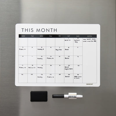 MONTHLY PLANNER   Classic White