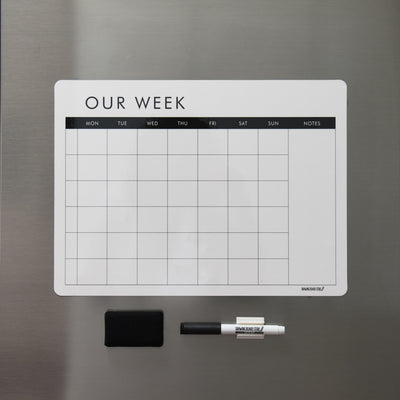 FAMILY WEEK PLANNER  Classic White