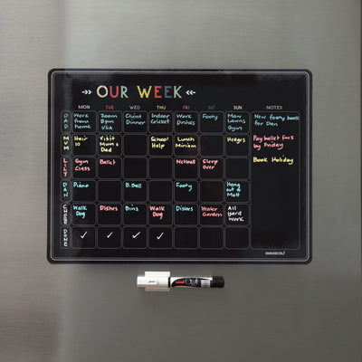 FAMILY  WEEK PLANNER Chalkboard