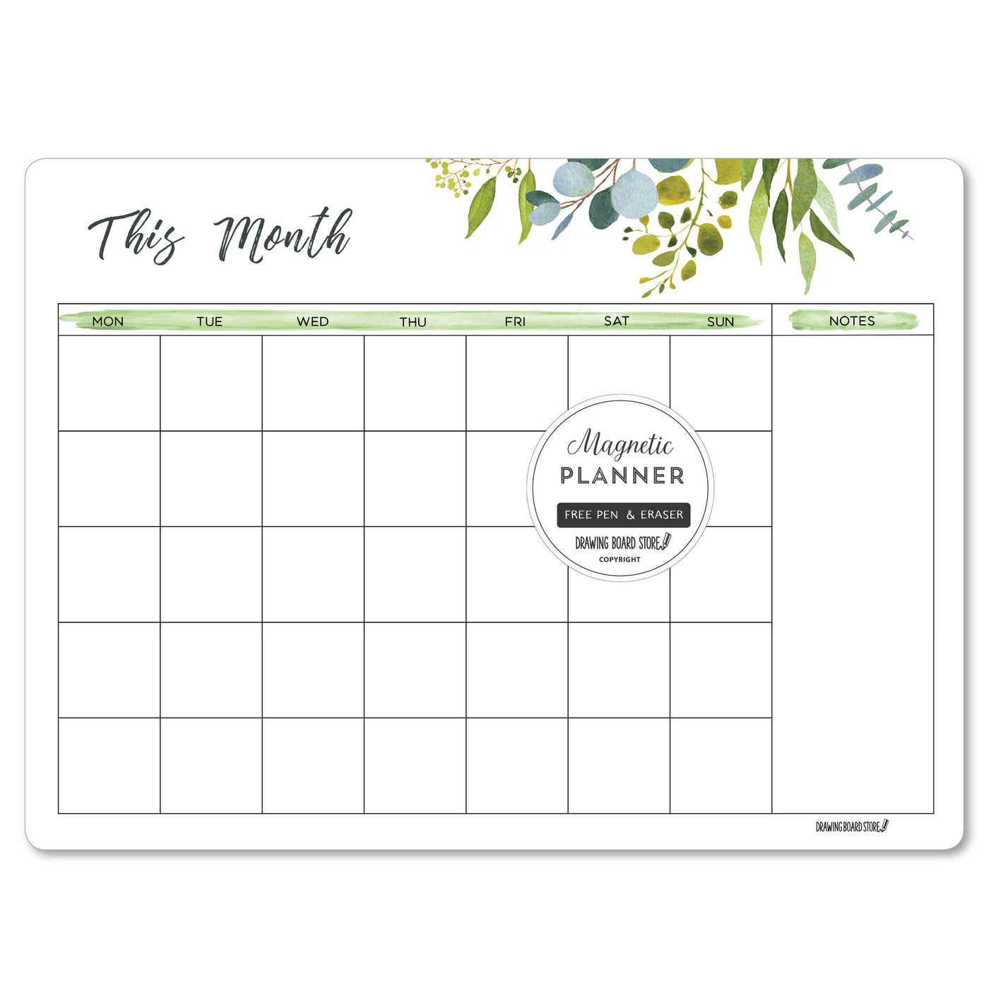 MONTHLY PLANNER Eucalyptus