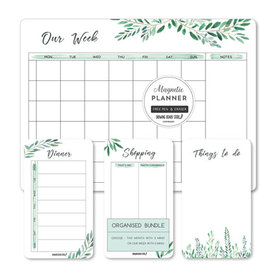 ORGANISED PLANNERS Watercolour Leaves