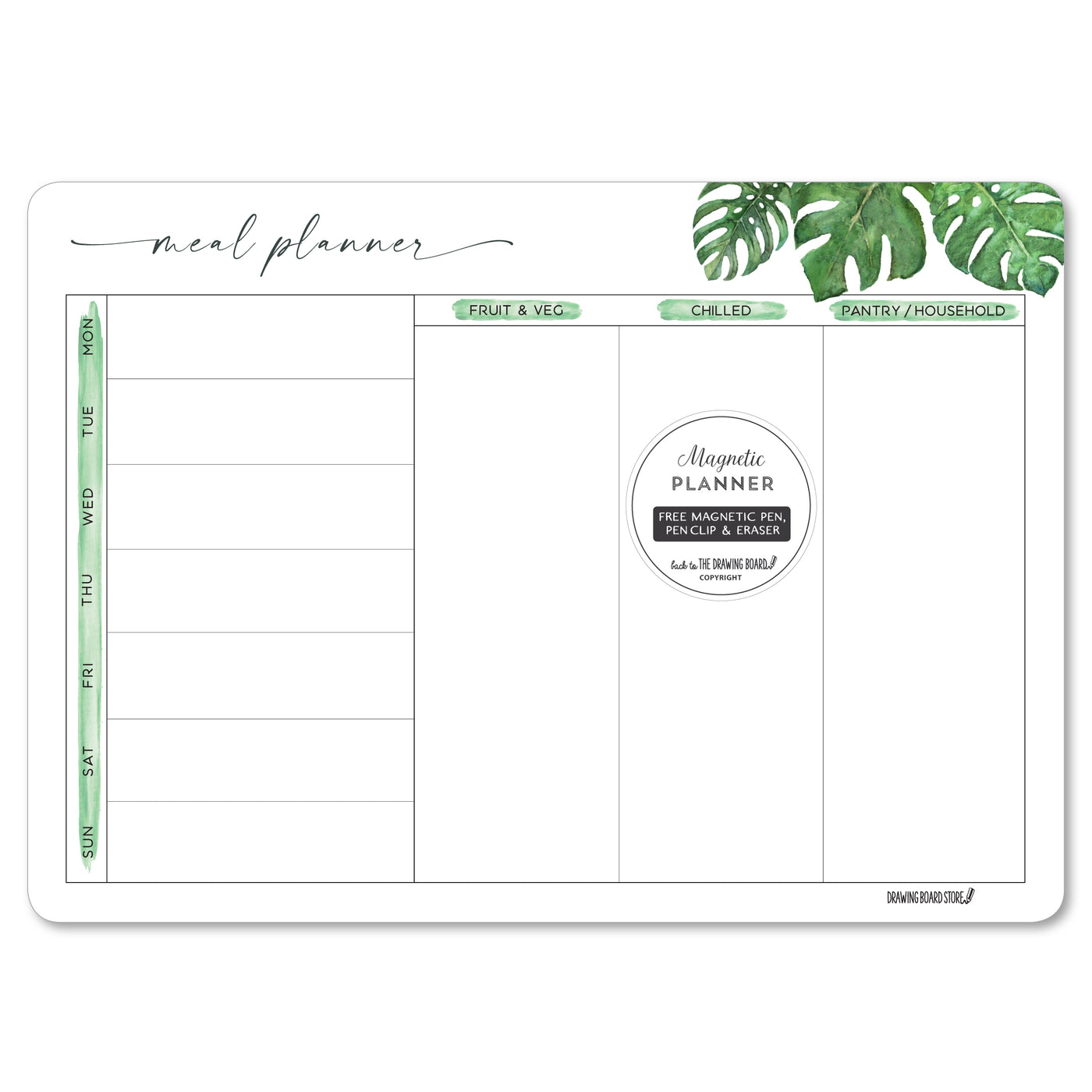 MEAL PLANNING LIST Monstera