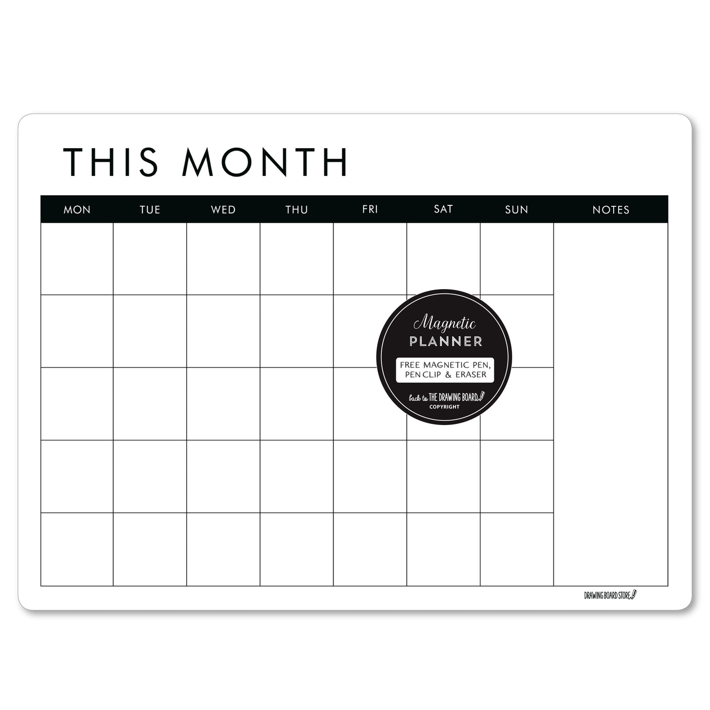 MONTHLY PLANNER   Classic White