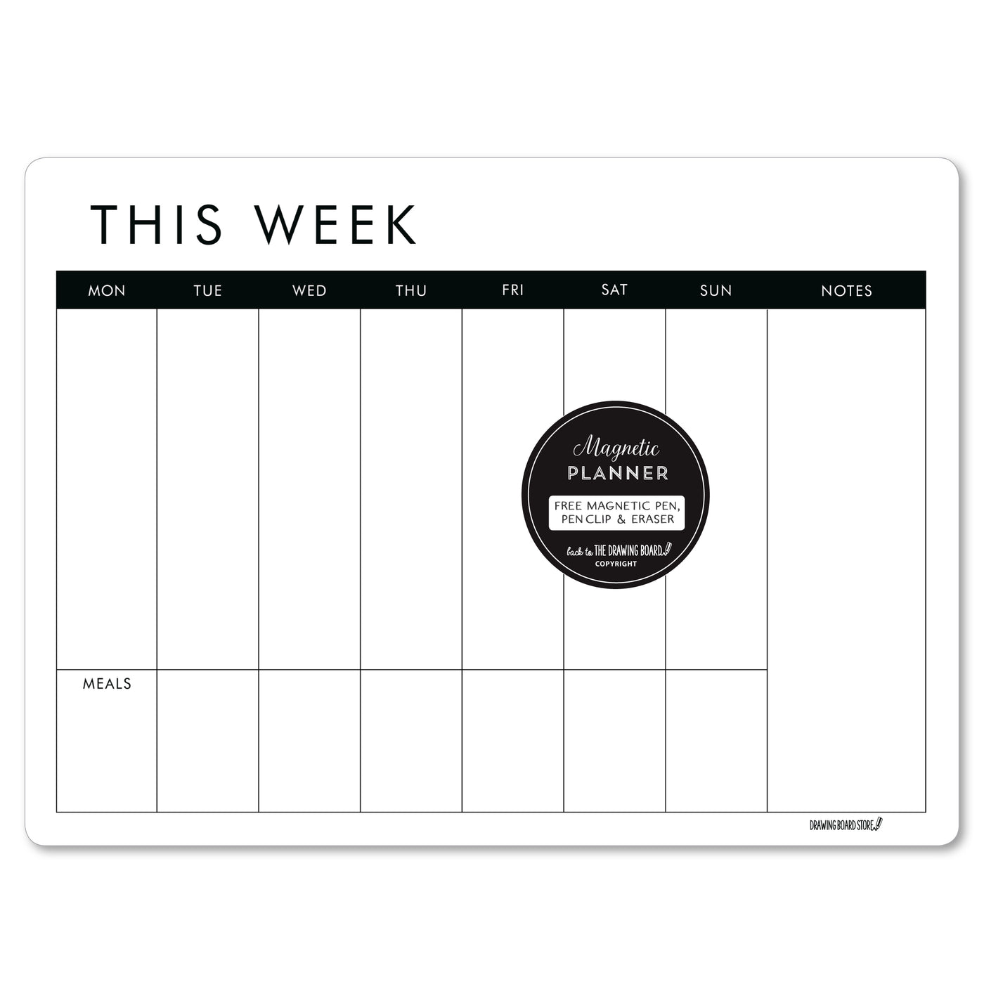 WEEKLY PLANNER Classic White